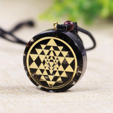 Black Obsidian Orgone Protection Necklace-Your Soul Place
